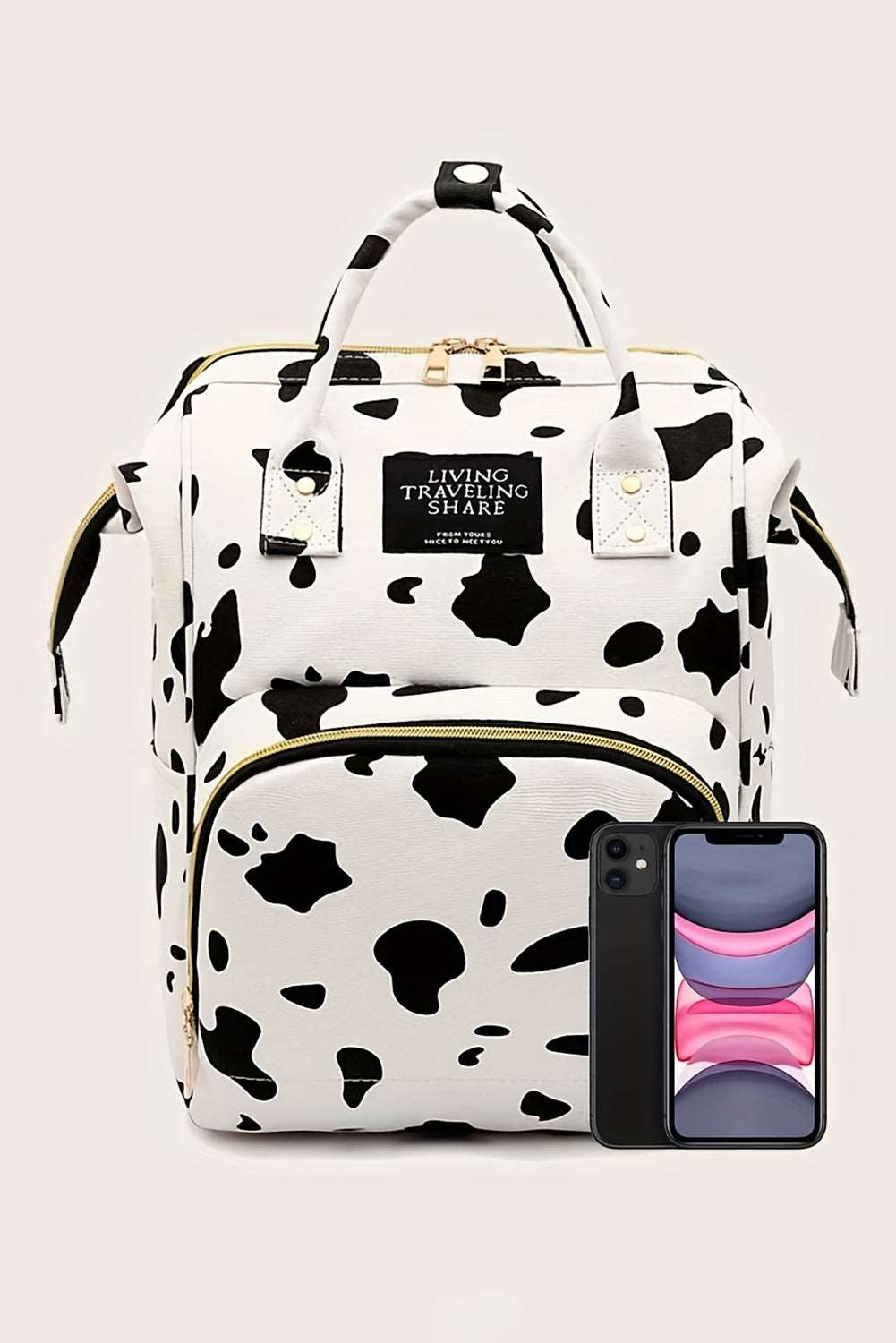 Animal Print Canvas Backpack - Bellisima Clothing Collective