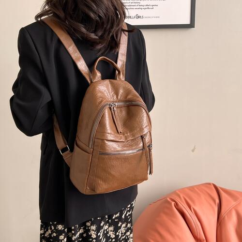 Vegan Leather Backpack - Bellisima Clothing Collective