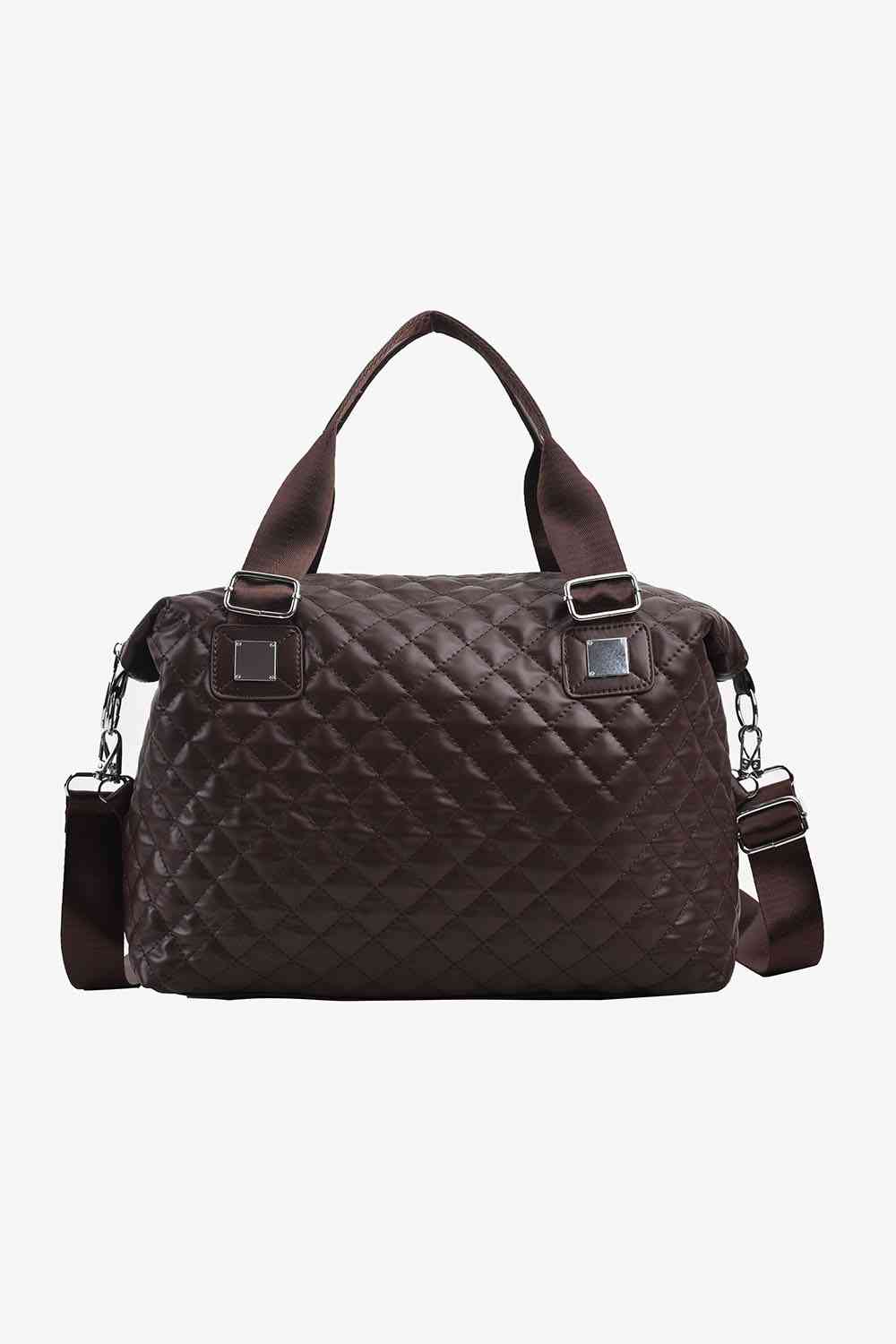 Quilted Texture Vegan Leather Handbag - Bellisima Clothing Collective