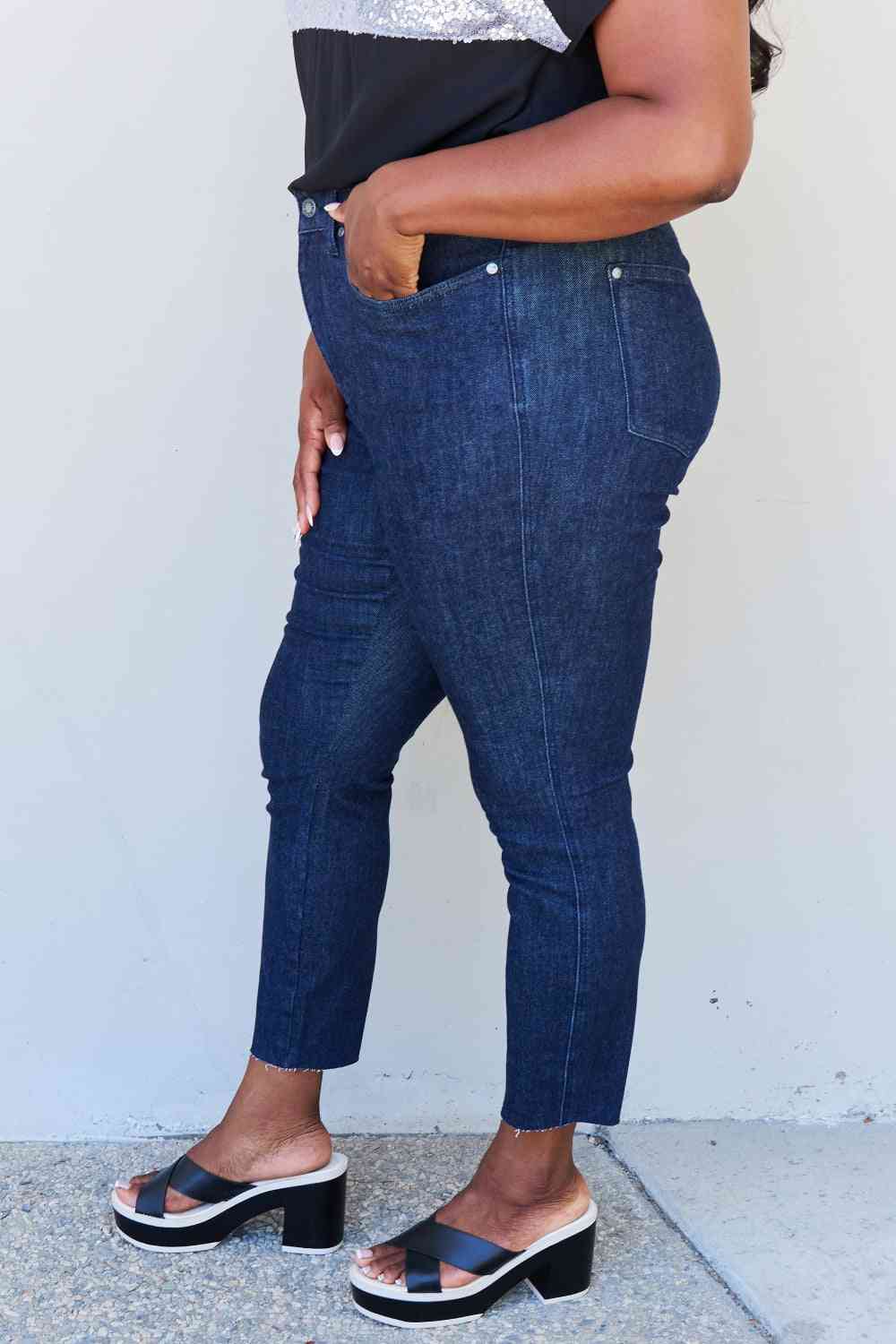 Esme Tummy Control High Waist Skinny Jeans by Judy Blue - Bellisima Clothing Collective