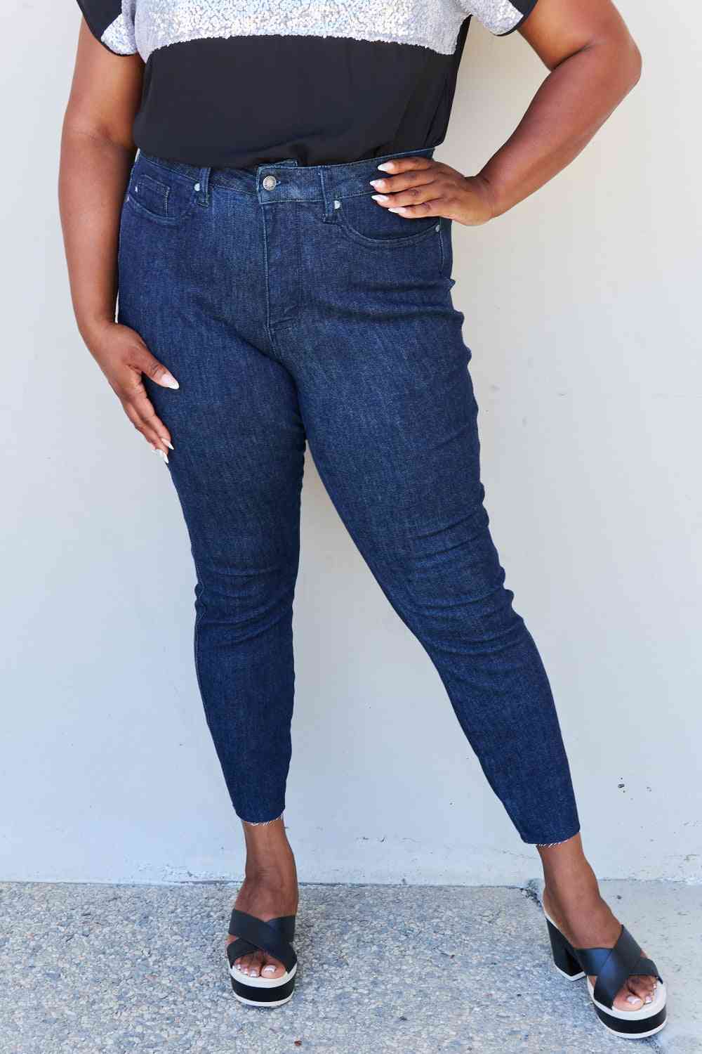 Esme Tummy Control High Waist Skinny Jeans by Judy Blue - Bellisima Clothing Collective