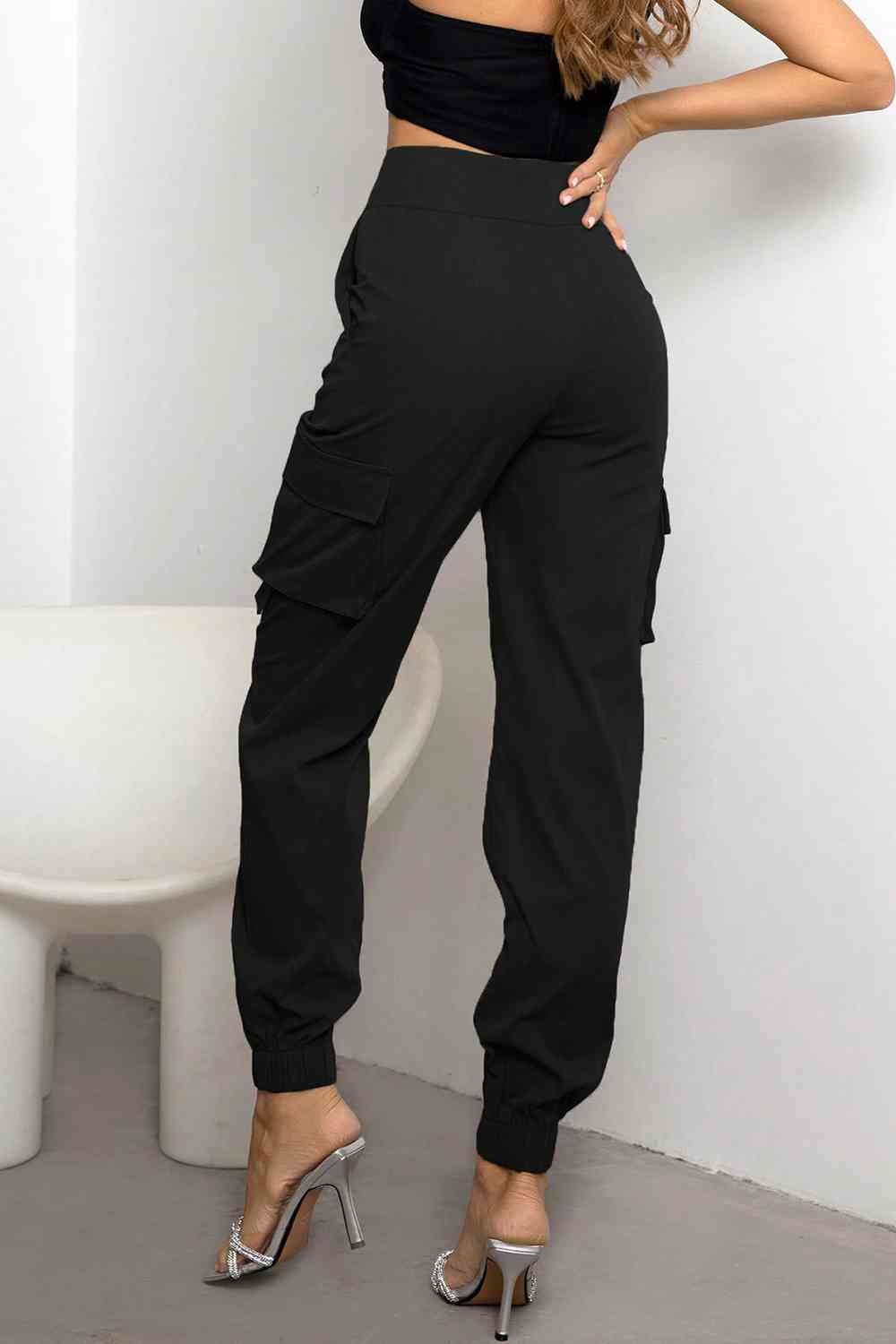 High Waist Cargo Pants - Bellisima Clothing Collective