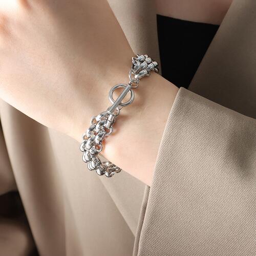 Toggle Clasp Braided Bracelet - Bellisima Clothing Collective