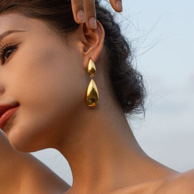 Stainless Steel Dangle Earrings - Bellisima Clothing Collective