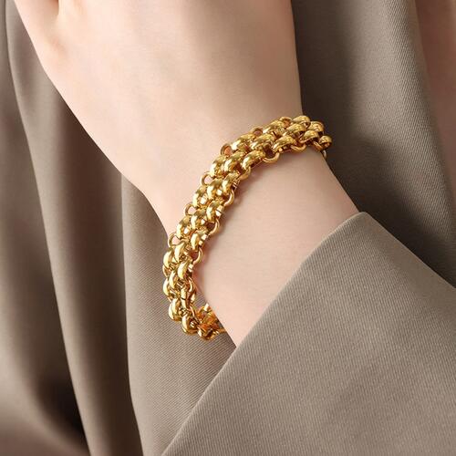 Toggle Clasp Braided Bracelet - Bellisima Clothing Collective