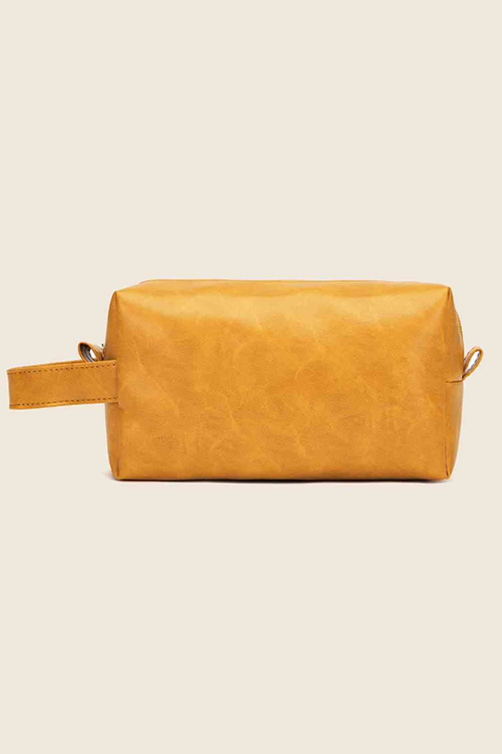 Vegan Leather Makeup Toiletries Bag - Bellisima Clothing Collective